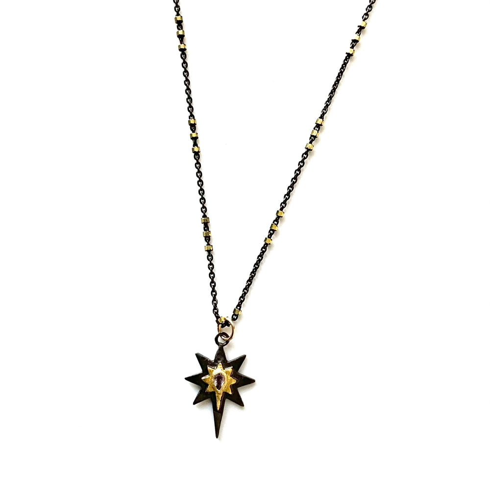 Black Ella Diamond Necklace
