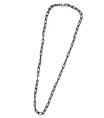Black Paperclip Necklace